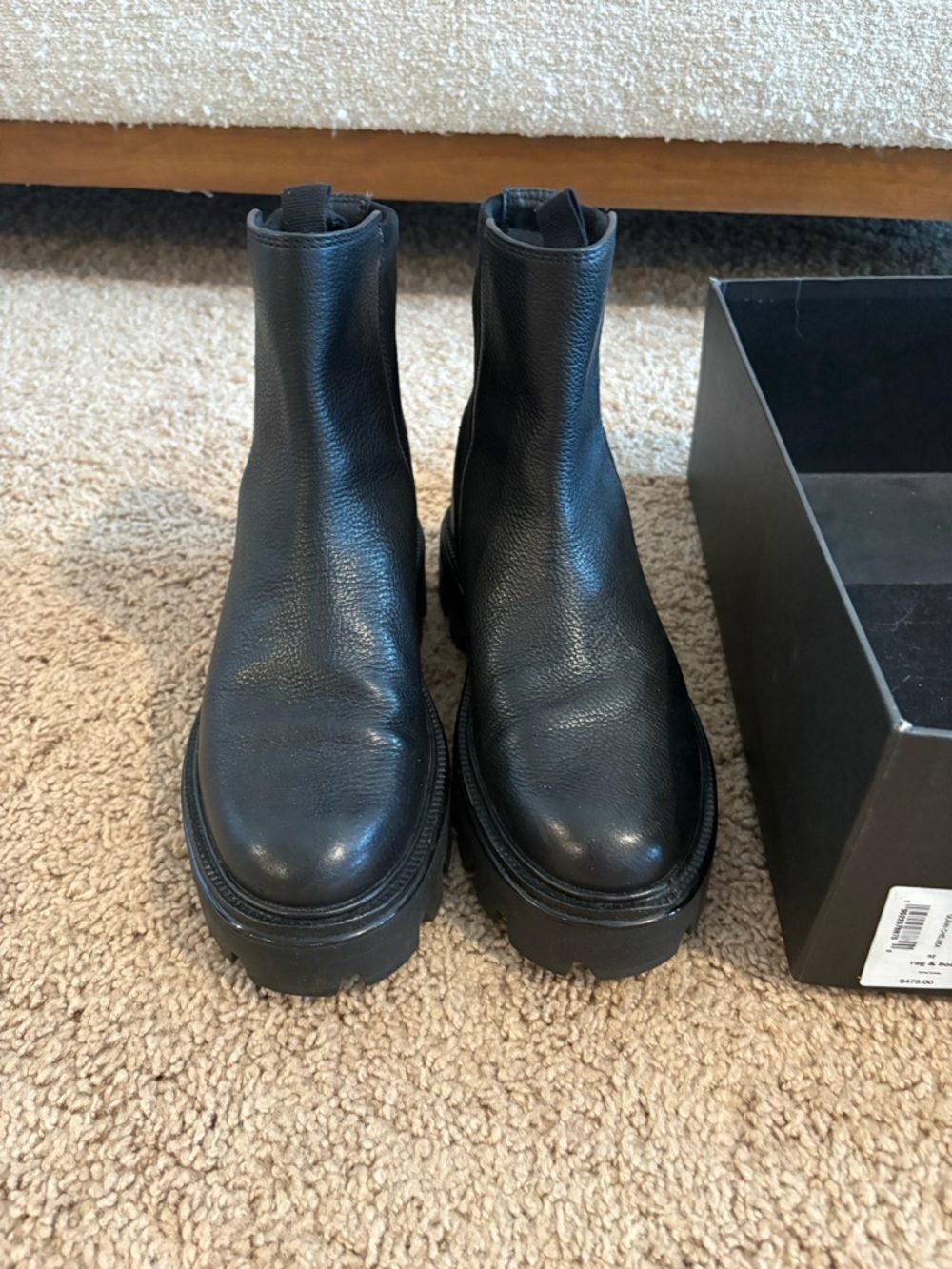 rag & bone Quinn Chelsea Boots in Black